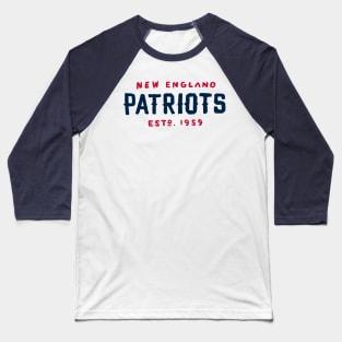 New England Patrioooots 10 Baseball T-Shirt